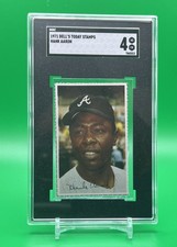 1971 Dell's Today Stamps - Hank Aaron - SGC 4