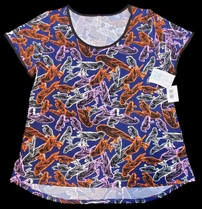 Lularoe Classic T (Size 2XL)Crows/Blue, New With Tags, Free Shipping! 📦 - Picture 1 of 4