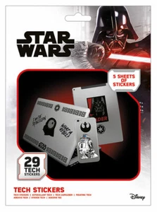 STAR WARS FORCE TECH STICKERS PACK (29) NEW 100% OFFICIAL MERCH - Picture 1 of 1