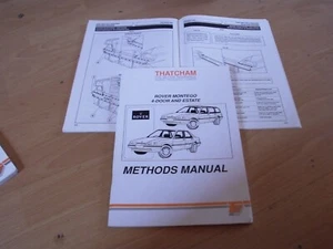 Thatcham Body Repair manual Austin Rover Montego 4 door and Estate 1984 - 1993 - Picture 1 of 1