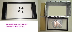 KIT 2DIN PER FORD TRANSIT DAL 2007 AL 2013 - CORNICE NERA +PLANCIA METALLICA - Foto 1 di 1