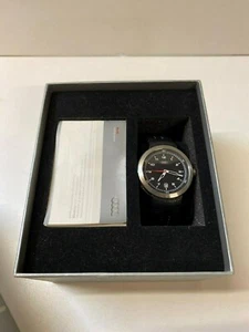 Audi Armbanduhr Dreizeigeruhr mit Lederarmband, Uhr - Bild 1 von 3