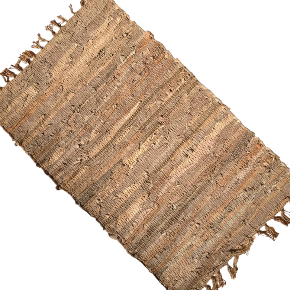 Tapete de couro marrom claro à prova de fogo 20x32 polegadas (50x80cm) – Tapete elegante resistente ao calor - Imagem 1 de 4