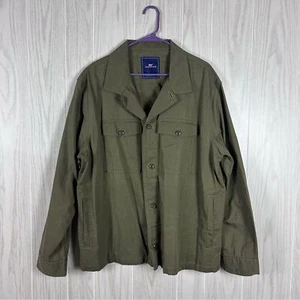 Chaqueta para hombre Vineyard Vines fatiga 100 % algodón verde militar, talla XL - Imagen 1 de 7