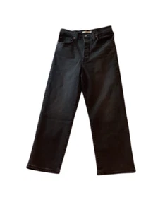 Pantalones de mezclilla Levis Ribcage tobillo recto tiro alto botones para mujer talla 30 - Imagen 1 de 11