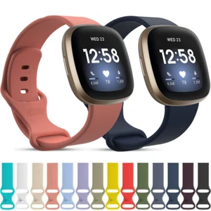 Watchband Wrist Band Watch Waterproof For Fitbit Versa3/ Sense Strap Wristband - Picture 1 of 18