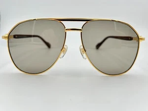 Gucci Pilotensonnenbrille GG1220S 002 goldbraun 59-14-145 - Bild 1 von 5