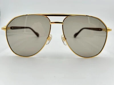 Gafas de sol Gucci GG1220S 002 dorado marrón 59-14-145 aviador Foto 1 de 4