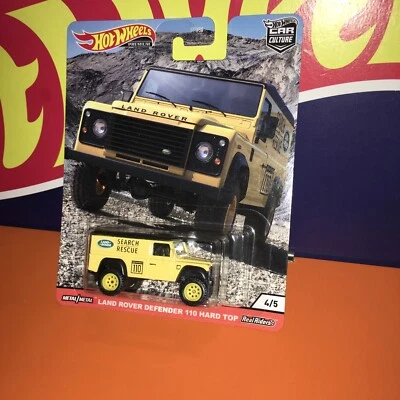 Hot Wheels Premium Car Culture Wild Terrain Land Rover Defender 110 Hard Top # 4 - Image 1 of 4