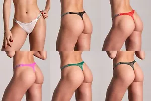 Victoria's Secret Shine Strap THONG - MULTI lace lingerie BNWT - Picture 1 of 33