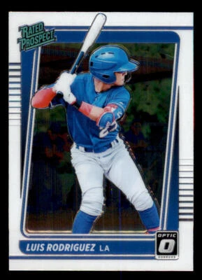 2021 Donruss Optic Rated Prospects #18 Luis Rodriguez - Image 1 of 2