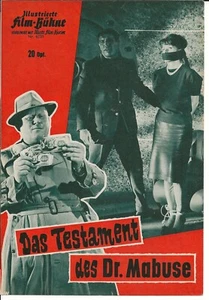 Filmprogramm - Das Testament des Dr. Mabuse - Gert Fröbe - Filmbühne 6231 - Picture 1 of 1