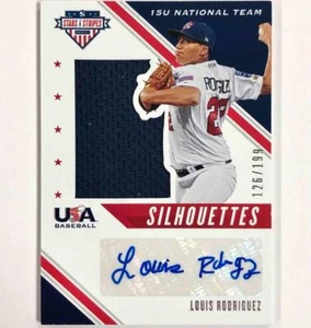 2020 Panini Stars Stripes USA Louis Rodriguez GU Jersey Autograph Auto /199 Lesen - Bild 1 von 2