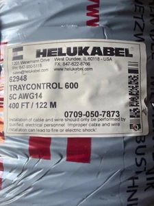 Helukabel 62948 bandeja control 600 5c awg14 400 ft/122m - Imagen 1 de 4