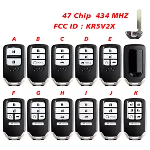 For HONDA Civic Pilot CR-V HRV smart keyless entry remote fob KR5V2X NEW KEY - Picture 1 of 17
