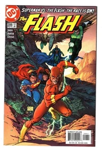 THE FLASH 209 (VF/NM) MICHAEL TURNER COVER, 2004, JLA APPEARANCE (SHIPS FREE)* - Picture 1 of 2