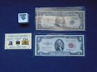 ☆ 4 Pc. Lot- Rare Currency☆Valuable Emerald☆ Gold-Coin Estate Collection Sale☆