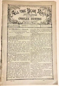 Original Charles Dickens "Household Words" June 12, 1875, 20pp Very Good! - Picture 1 of 5