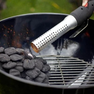 BBQ Gebläse für Kamado Grill Feuerzeug anthrazit Feuerzeug Starter Kochen Steak - Bild 1 von 12