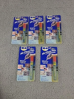 Lot Of 5 WD-40 No Mess Pen 0.26 oz Low Odor New Old Stock - Image 1 of 4