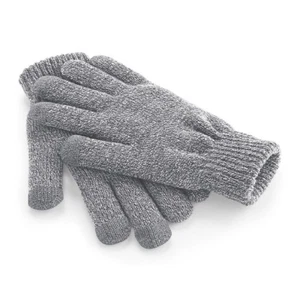 C�lido Unisex Negro Gris o Azul Pantalla T�ctil Elegante Guantes - Imagen 1 de 4