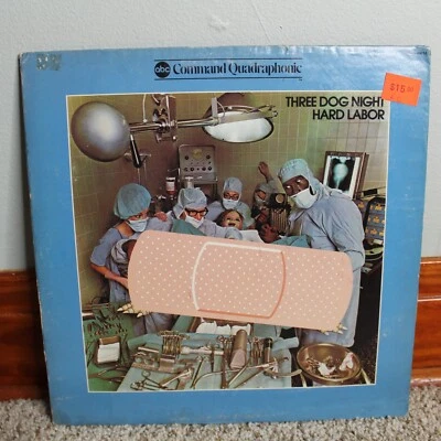 Vintage 1974 Three Dog Night Hard Labor Quadraphonic  LP VINYL Record - Image 1 of 4