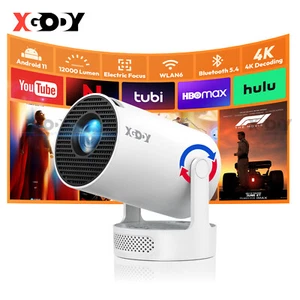 4K LED Projektor Heimkino Android Taschenkino Beamer WLAN Home Cinema Projektor - Bild 1 von 12