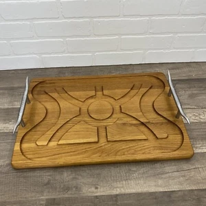 Marlboro Longhorn Handles Wood Carving Charcuterie Board Serving Tray  - Picture 1 of 8
