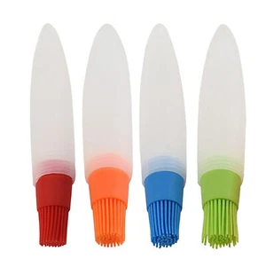 Squid-Shaped Oil Bottle Brush Cooking Silicone Brush Grill Oil Brush For Cooking - Picture 1 of 16