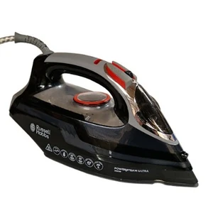 Russell Hobbs Power Steam Ultra Iron Ceramic Non-Stick Black Boxed - Picture 1 of 1