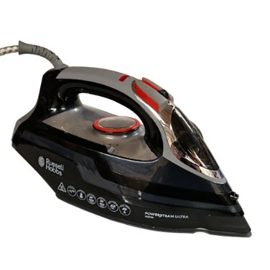 Russell Hobbs Power Steam Ultra Iron Ceramic Non-Stick Black Boxed - Image 1 of 1