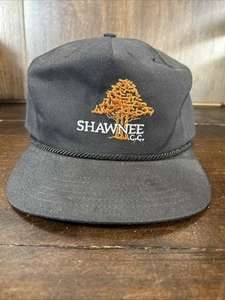 Cappello vintage Texace Golf Rope Shawnee Country Club C.C. Strapback in pelle KS ? OK ? - Foto 1 di 10