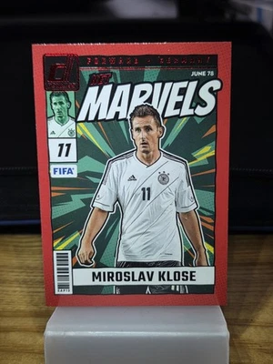 2024-25 Panini Donruss Fifa - Net Marvels Miroslav Klose #24 Red - Image 1 of 2