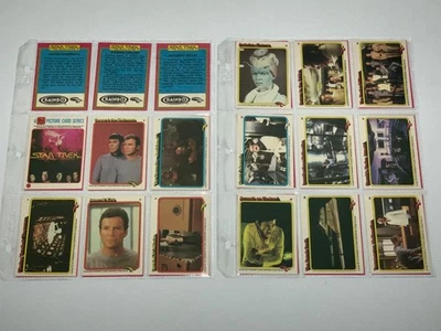 Topps 1979 Star Trek TMP Rainbo Trading Cards Set of 33 Shatner Nimoy - Image 1 of 4