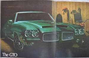 Pontiac Performance Cars 1971 folleto de ventas catálogo-GTO+TRANS AM+GT 37+ - Imagen 1 de 9