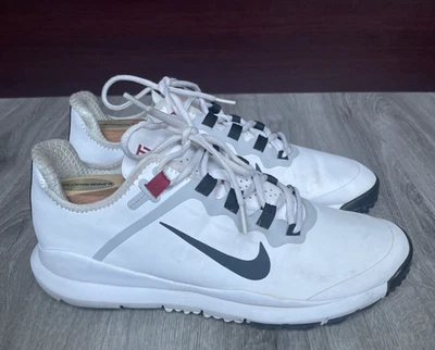 Nike Tiger Woods TW13 White Golf Shoes 2012 Men's Size 10.5 - Image 1 of 4