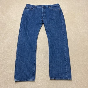 Jeans Levi's Premium 501 Para Hombre 40x32 Azul Grande E Pierna Recta Botón-Vuela - Imagen 1 de 15