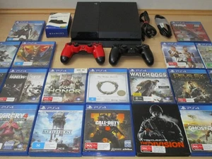 PlayStation 4 Lot, 1TB PS4, 20 Games, 2 x Controllers, New Charger ++ - Picture 1 of 9