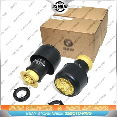 Bolsas de resorte de suspensión neumática trasera 2 piezas para BMW F07 F10 F11 535i 550i GT 2010-2017 Foto 1 de 4