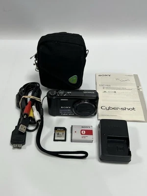 Sony Cyber-shot DSC-H70 16.1MP 10x Optical Zoom Digital Camera - Black Great! - Image 1 of 4