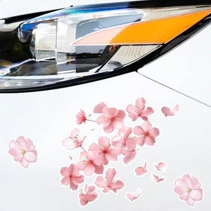 Adesivo auto vinile Cherry Blossom graffi cover fiori decorazione parabrezza - Foto 1 di 18
