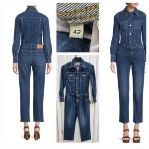Stella McCartney Womens All In One Denim Jumpsuit Sz. 42 - Picture 1 of 17