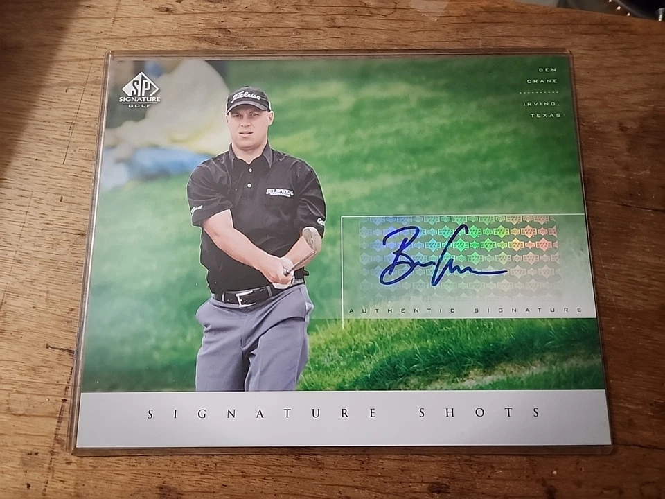 Ben Crane 2004 SP Signature Golf "Signature Shots" 8×10 photo Autograph - Image 1 of 4