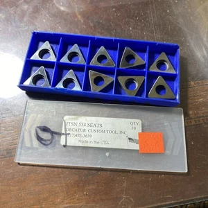 Qty.10 Decatur Carbide Insert Shims ITSN 534 (E7) - Picture 1 of 3