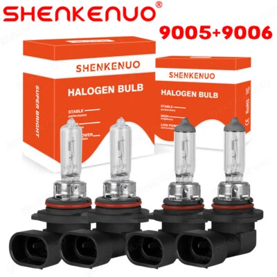 Kit de faros halógenos bombilla combinada 9005+9006 para GMC Canyon 2004 2005 2006-2012 Foto 1 de 4