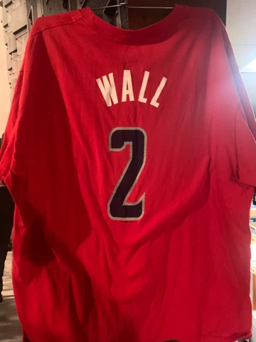 majestic Washington Wizards John Wall T Shirt XL Vintage 2010 Cover