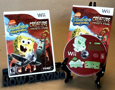 Nintendo Wii SpongeBob SquarePants: Creature from the Krusty Krab , 2006 CIB - Image 1 of 4