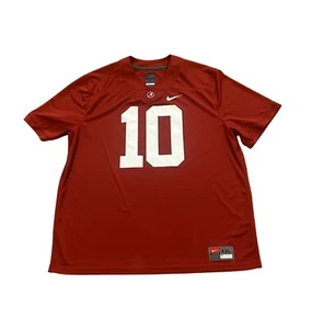 Nike Alabama Crimson Tide Mac Jones #10 NCAA Home Football Jersey Men's 2XL - Picture 1 of 9