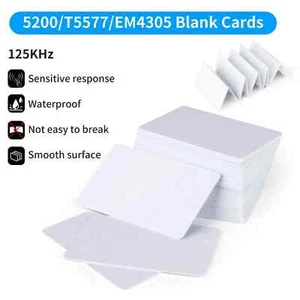 10pcs/20pcs Scheda vuota riscrivibile 125KHz, RFID, T5577, 5200, EM4305 Smart Acc... - Foto 1 di 8