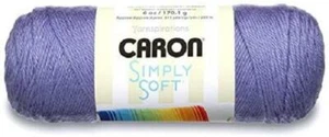 Caron Simply Soft Acrylic Aran Knitting Wool Yarn 170g - 9756 Lavender Blue - Picture 1 of 2